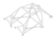 AUDI Quattro SWB Multipoint T45 roll cage kit