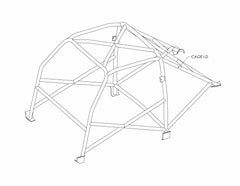 kit de jaula de seguridad T45 histórico BMW 2002. certificado por el apéndice K de la FIA