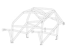 kit de jaula de seguridad Multipoint T45 de 4 puertas para BMW E36 + M3. Certificado por la FIA