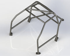 jaula de seguridad T45 atornillada FERRARI 348 conforme a la normativa del Reino Unido