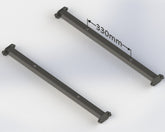 Kit de rieles de asiento FIA y MSUK 25CrM04 - XS