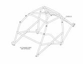 FORD Escort MK2 Classic T45 roll cage kit. FIA / MSUK Certificated