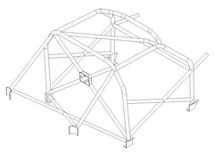 kit de jaula de seguridad multipunto CDS FORD Ka