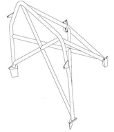 jaula de seguridad T45 de instalación en el HONDA Civic inc Type R EK4 conforme a la normativa del Reino Unido