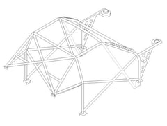 kit de jaula de seguridad multipunto T45 para HONDA Civic inc Type R EK4. Certificado por la FIA