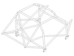 kit de jaula de seguridad Multipoint CDS para MITSUBISHI Colt (91-02) CJ0