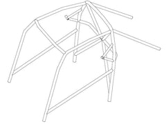 Jaula de seguridad atornillada MITSUBISHI Lancer EVO X