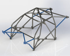 Kit de jaula antivuelco multipunto Nissan Skyline R34 inc GTR T45 Diseño Mínimo FIA