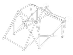 Kit de jaula de seguridad multipunto T45 para SUZUKI Ignis International. Certificado por la FIA