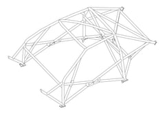 kit de jaula de seguridad Multipoint T45 para TOYOTA Celica ST 205