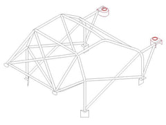 Kit de jaula antivuelco CDS multipunto para VAUXHALL Nova International. Certificado por la FIA.