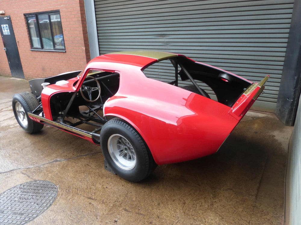 Jaula antivuelco AC Cobra Daytona Historic T45 con certificación FIA