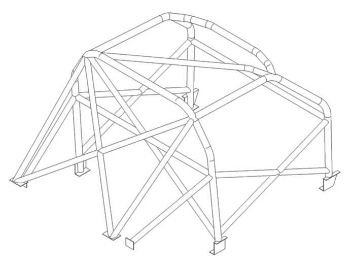 BMW 2000 Multipoint CDS roll cage kit