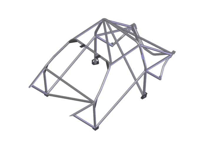 Kit de jaula de seguridad multipunto 25CrMo4 estilo de fábrica (OFS) BMW E30