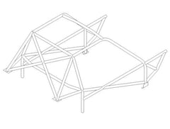 kit de jaula de seguridad multipunto T45 para roadster BMW Z3. Certificado por la FIA