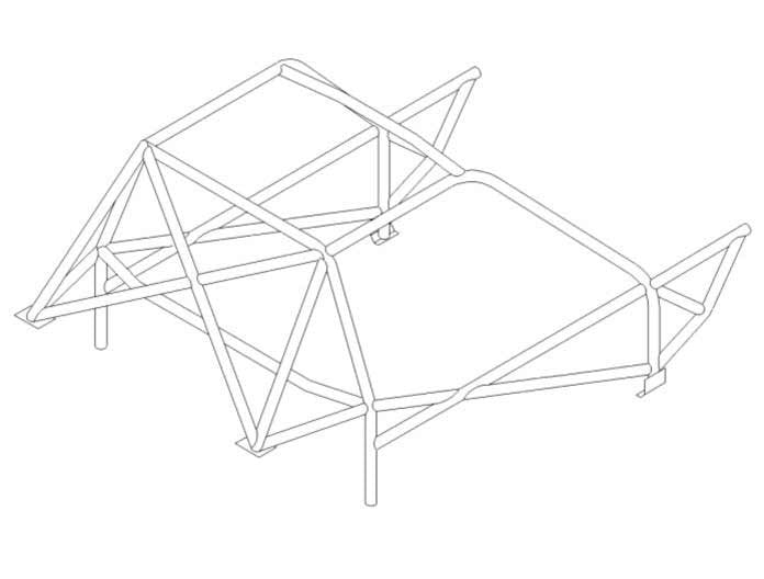 kit de jaula de seguridad multipunto CDS para BMW Z3 Roadster