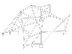 kit de jaula de seguridad Multipoint T45 CITROEN Xsara certificado por la FIA