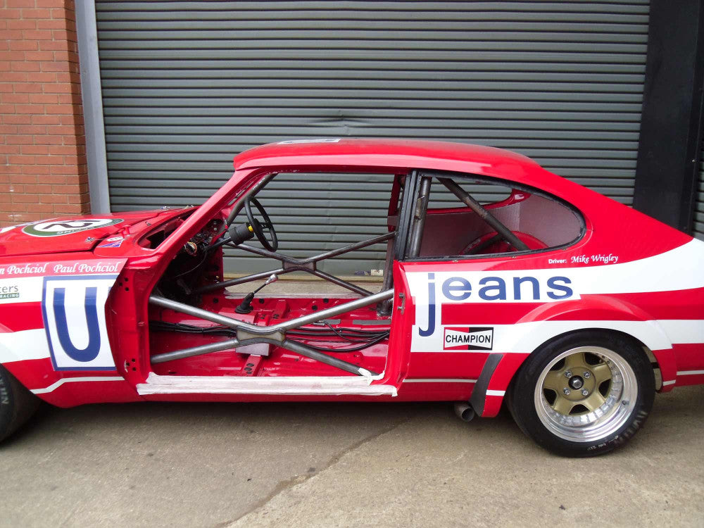 FORD Capri Mk2 Historic T45 roll cage kit. MS UK Compliant to Appendix K