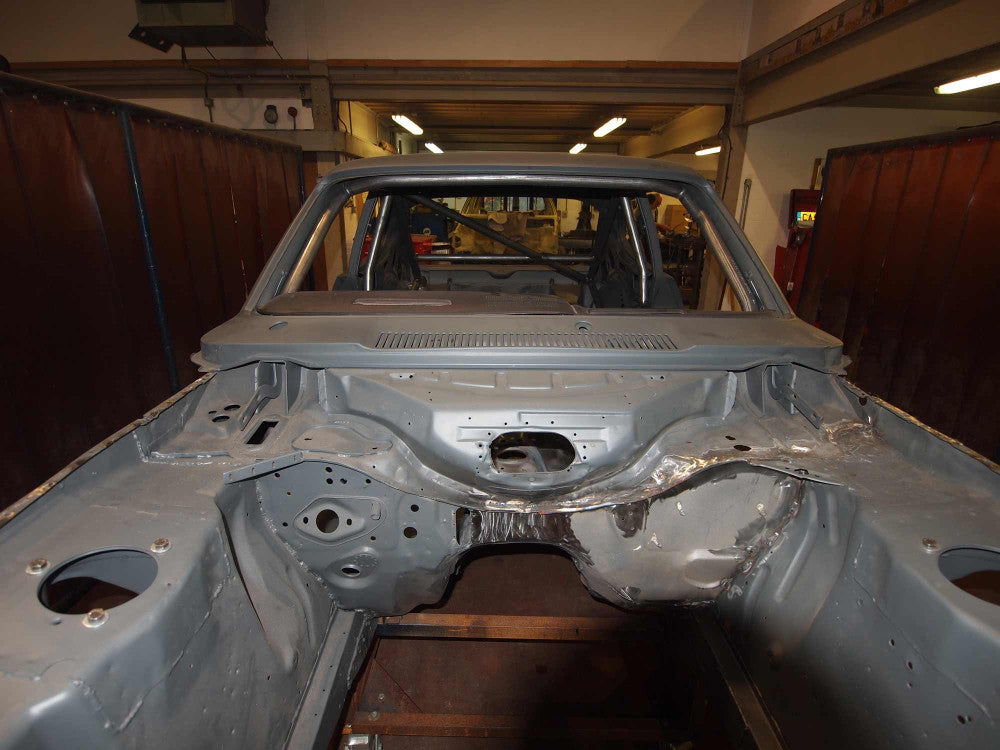 kit de jaula de seguridad histórica CDS para FORD Capri Mk3. Cumple con el Anexo K de MS UK