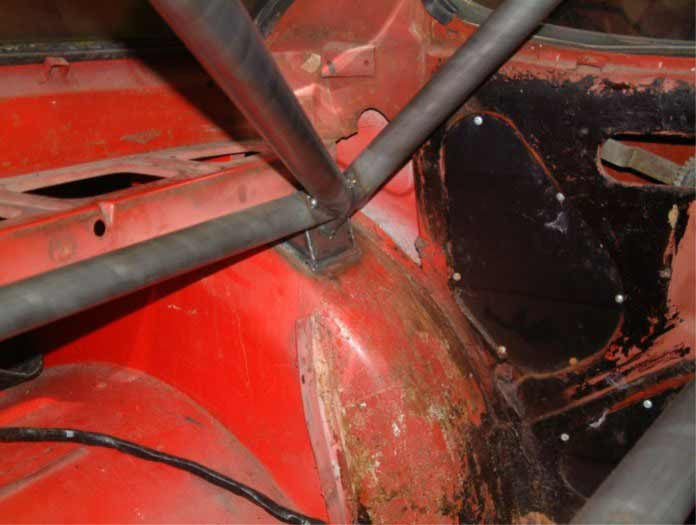 kit de jaula de seguridad FORD Classic Capri Historic CDS. Cumple con el Anexo K de MS UK