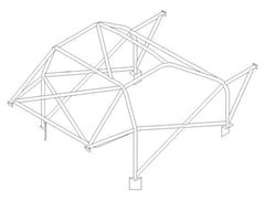 kit de jaula de seguridad Multipoint T45 FORD Escort Mk6 RS2000. Certificado FIA/MSUK