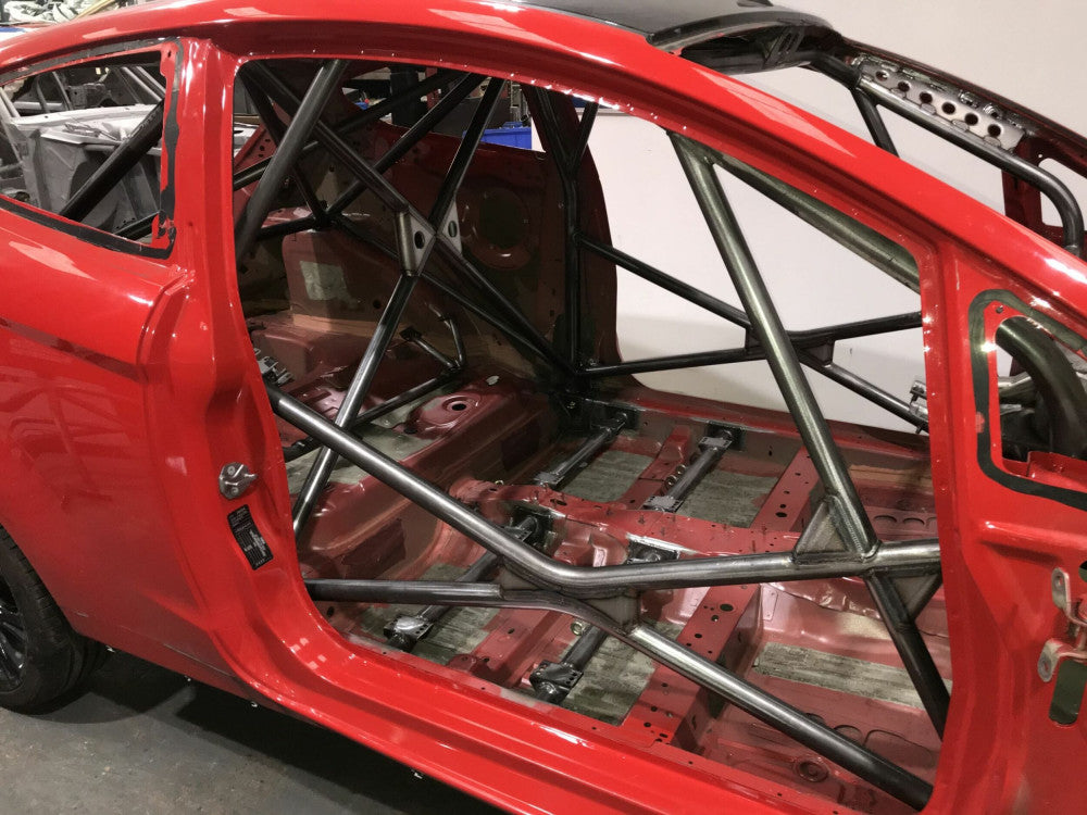 FORD Fiesta MK7 International Multipoint T45 roll cage kit. FIA / MSUK Certificated