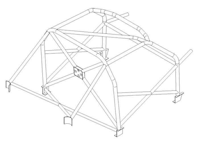 kit de jaula de seguridad multipunto CDS FORD Ka