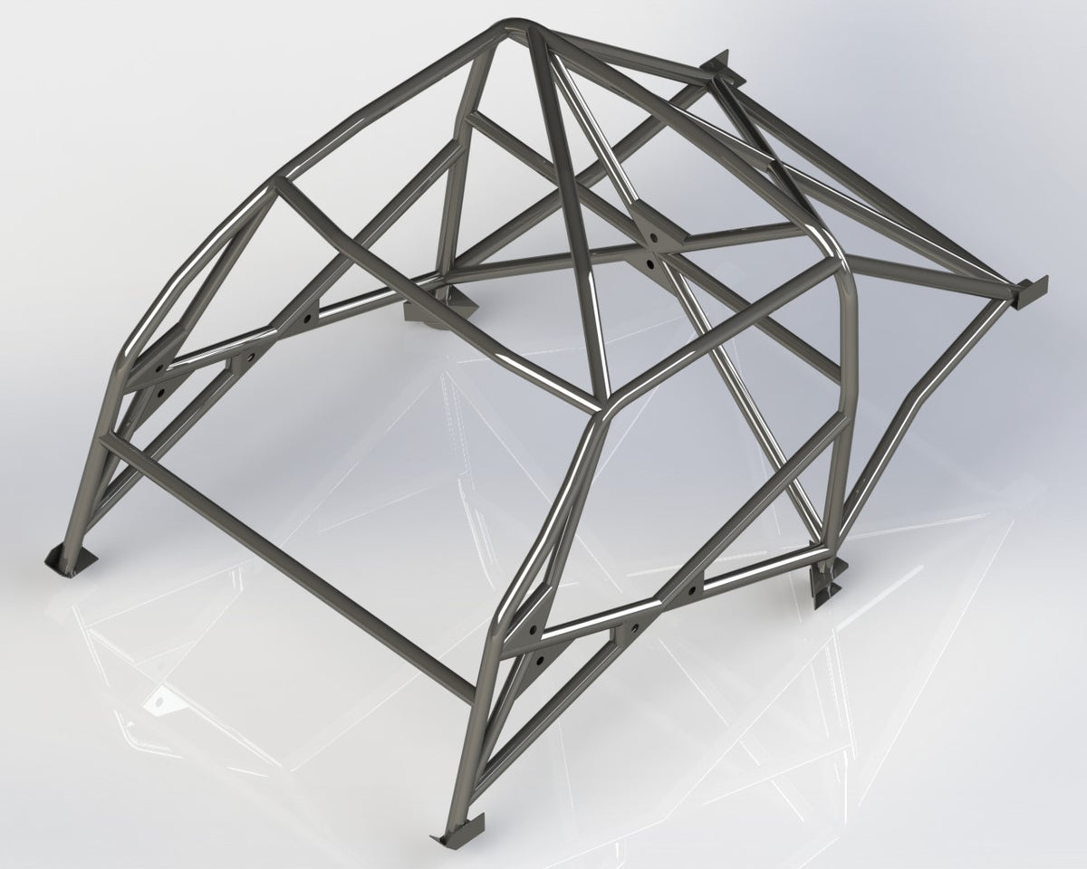 kit de jaula de seguridad FORD Mustang Notchback International T45. Certificado por la FIA