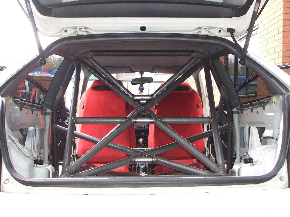 jaula de seguridad T45 de instalación en el HONDA Civic inc Type R EK4 conforme a la normativa del Reino Unido