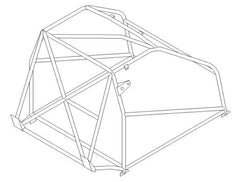 Kit de jaula de seguridad T45 histórica JAGUAR MK2. Cumple con el Anexo K de MS UK