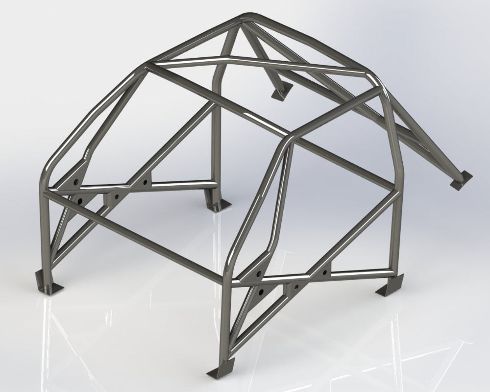 Kit de jaula antivuelco CDS de 6 puntos para Toyota Starlet KP60, con especificaciones nacionales. Cumple con la normativa MS UK.