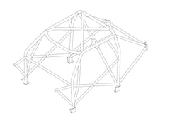 kit de jaula de seguridad Multipoint CDS LANCIA Delta Integrale. Cumple con MS UK