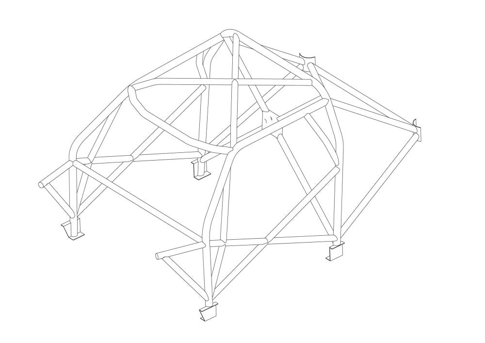 kit de jaula de seguridad Multipoint T45 LANCIA Delta Integrale