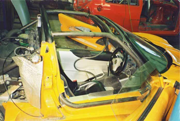 jaula de seguridad T45 atornillada LOTUS Elise Internacional certificada por la FIA