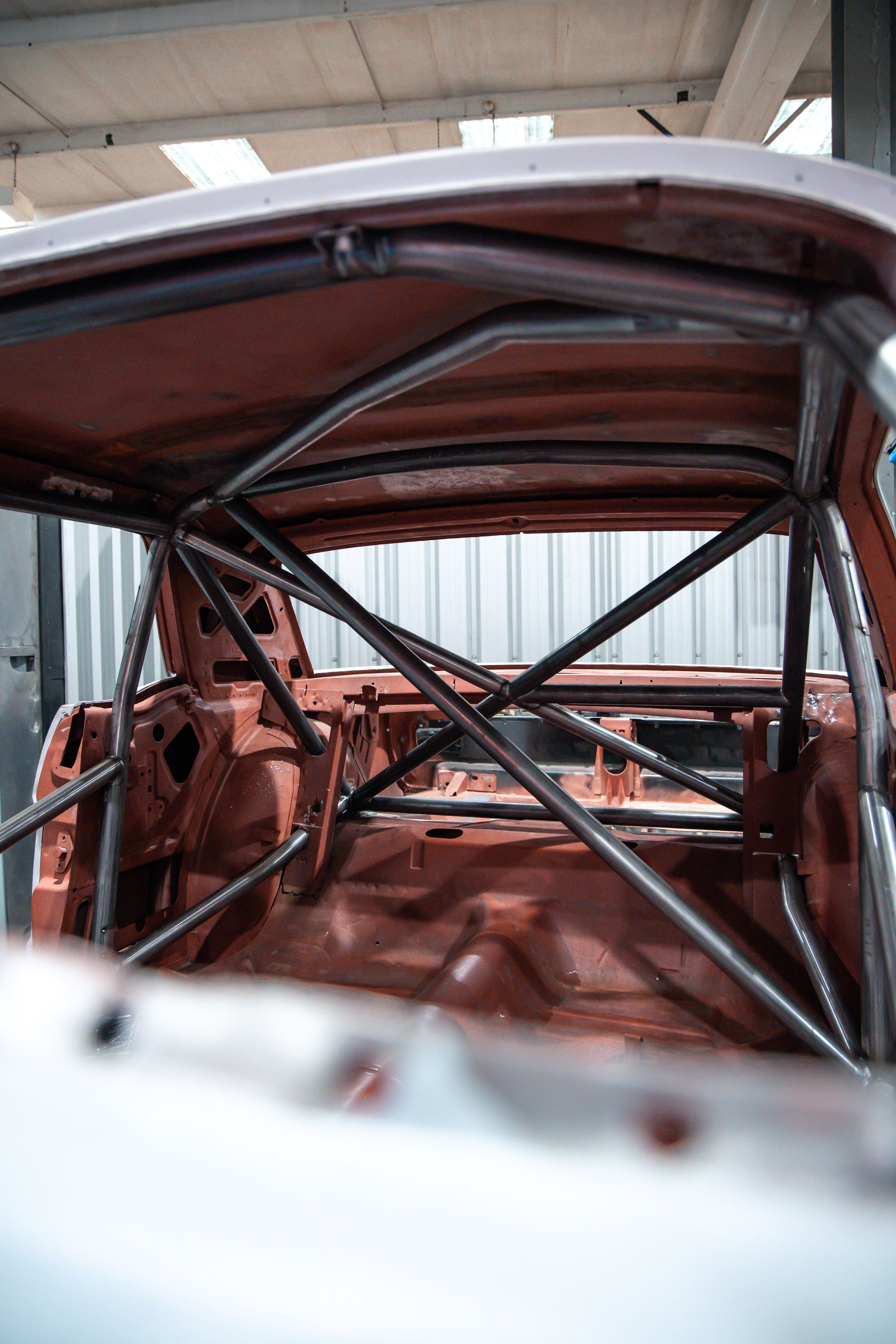 kit de jaula de seguridad FORD Mustang International Historic T45. Certificado por la FIA