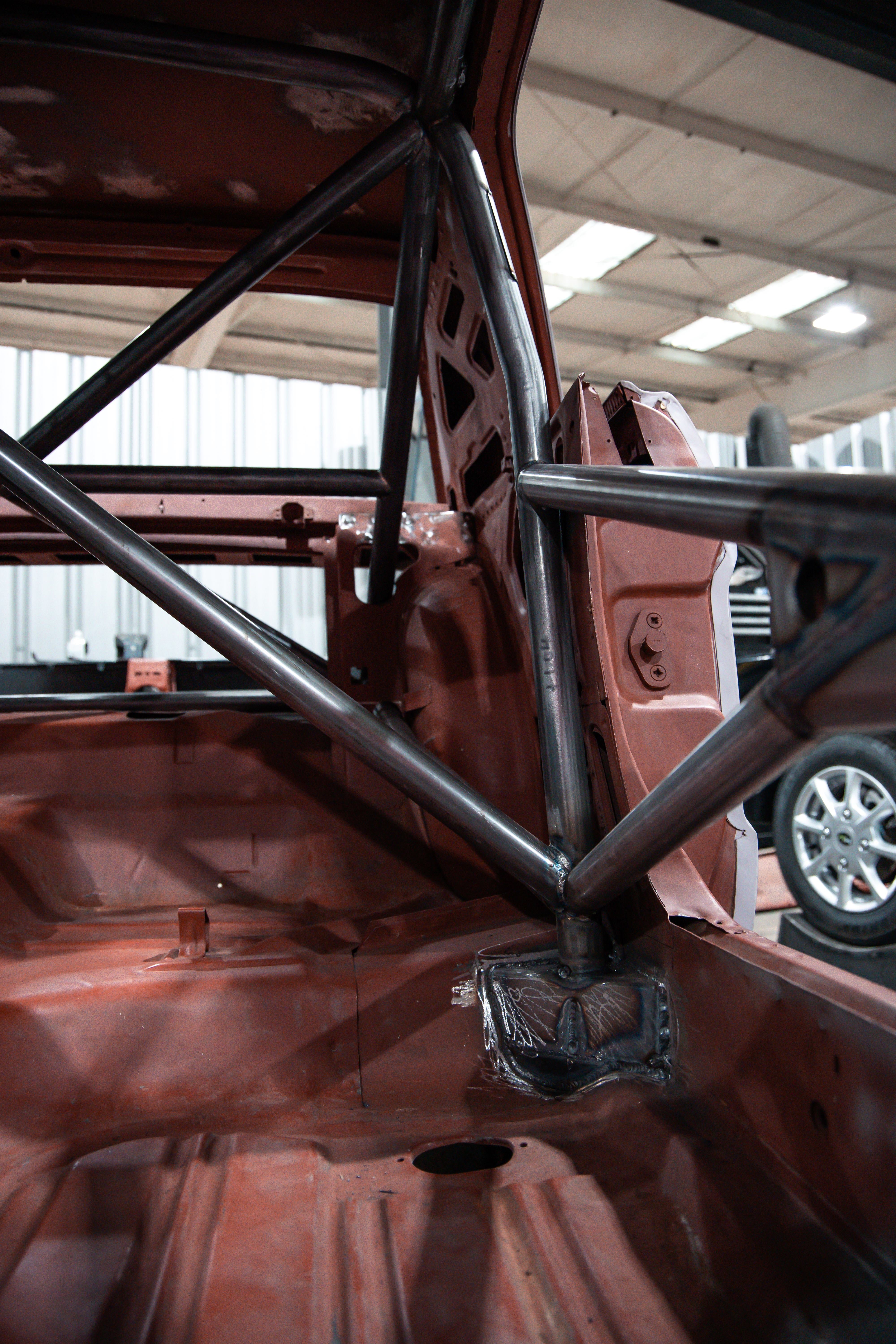 kit de jaula de seguridad FORD Mustang International Historic T45. Certificado por la FIA