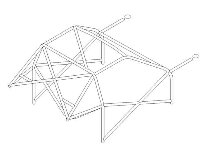 kit de jaula de seguridad multipunto CDS NISSAN Almera