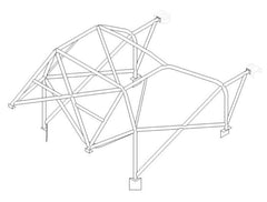kit de jaula de seguridad Multipoint T45 NISSAN Sunny
