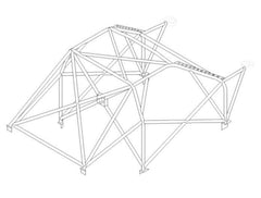 kit de jaula de seguridad multipunto CDS ROVER 25 International. Certificado por la FIA