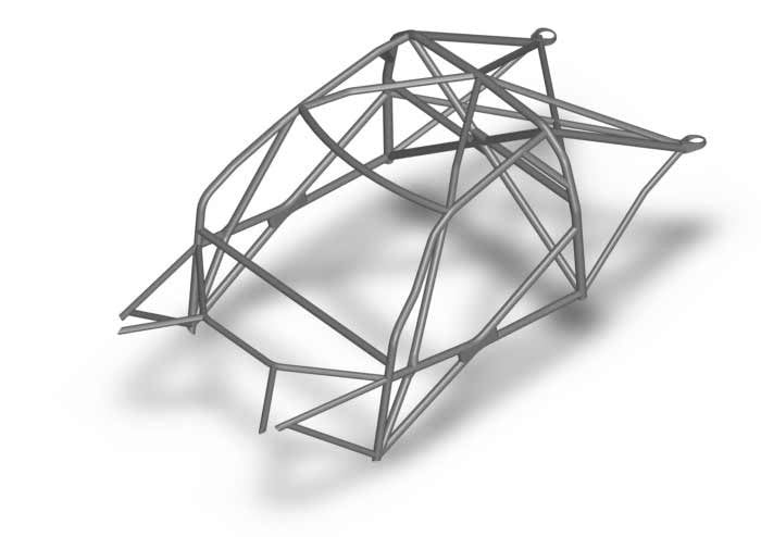 Kit de jaula de seguridad multipunto T45 SUBARU BRZ. Certificado por la FIA