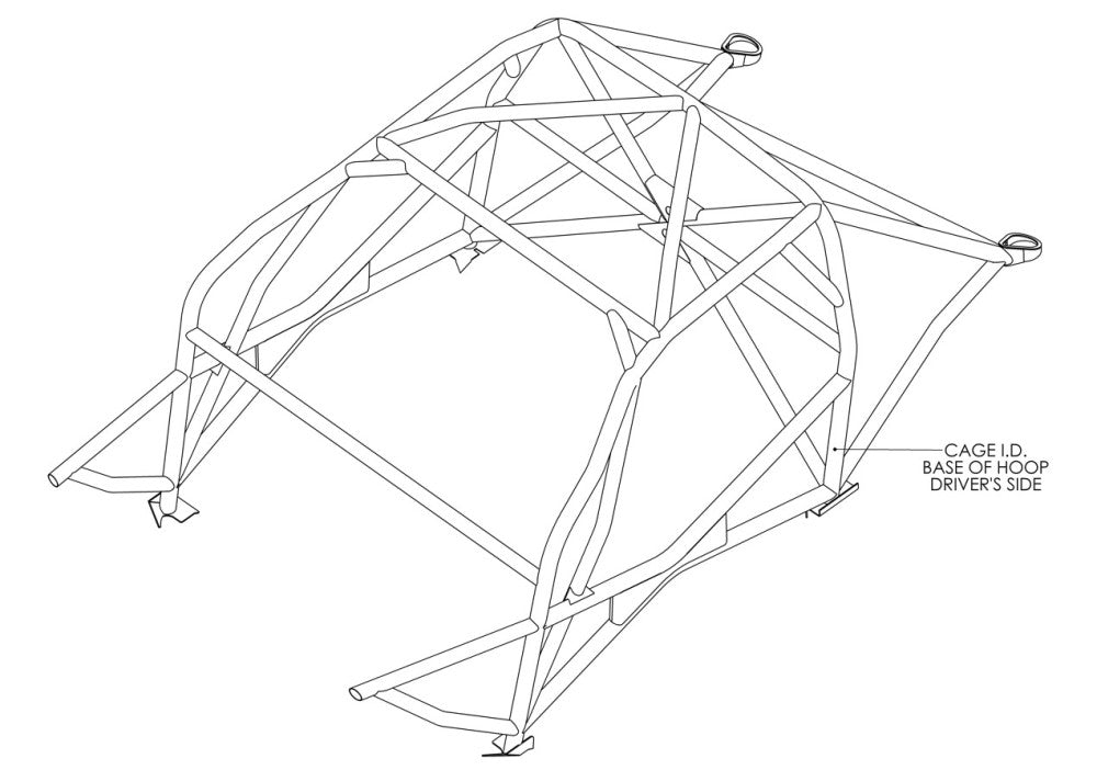kit de jaula de rodillos T45 multipunto internacional Gen 2 SUBARU BRZ ZD8