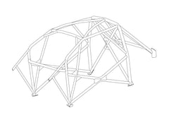 Kit de jaula antivuelco VAUXHALL Adam International Multipoint T45. Certificado por la FIA.