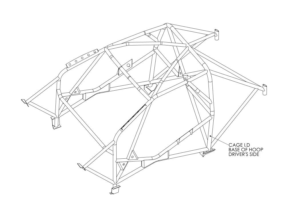 Kit de jaula antivuelco Multipoint T45 para VOLKSWAGEN Golf Mk7 con certificación FIA 